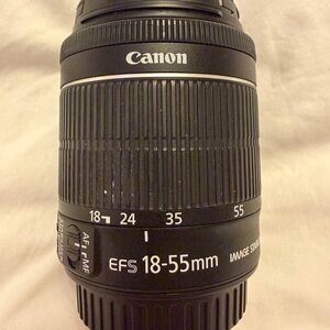 Canon Black EFS 18-55mm Lens